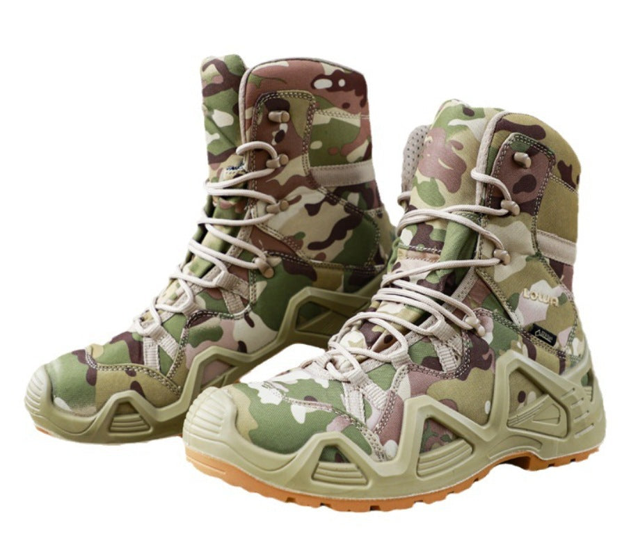 High Top Military Training Combat Hiking Boots